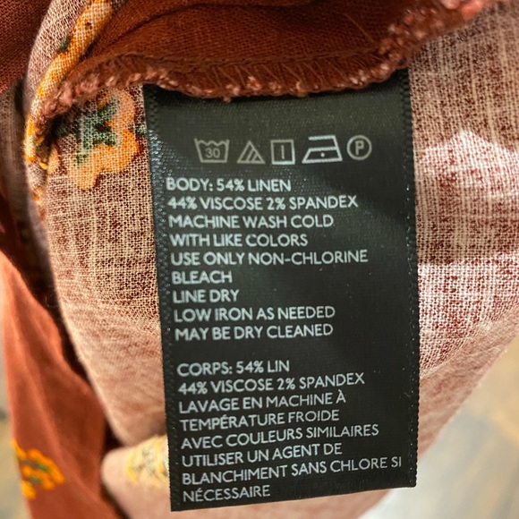 Urban Outfitters Ester Linen Tie Front Mini Dress - Picture 6 of 6